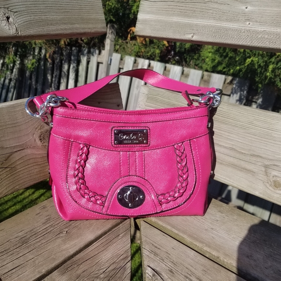 Pink Carlo G. Hobo Purse - Picture 1 of 8